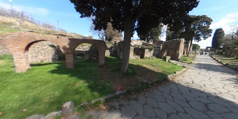 Pompei Roman Ruins VR Archeology Necropolis Of Porta Ercolano 2