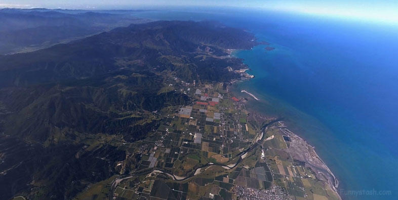 Skydiving Abel Tasman New Zealand Adventure Panorama Locations 1