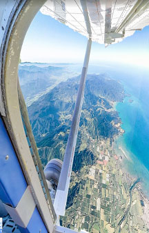 Skydiving Abel Tasman New Zealand Adventure Panorama Locations tmb7