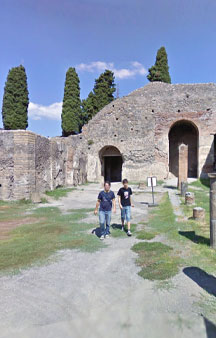 Pompei Roman Ruins VR Archeology Quadriporticus Of The Theaters tmb10