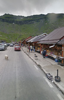 Transfagarasan 2000m Mountaintop Market Town VR Romania tmb3