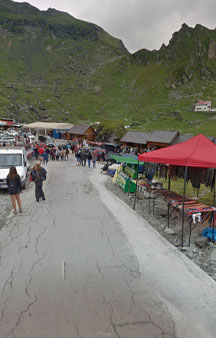 Transfagarasan 2000m Mountaintop Market Town VR Romania tmb9