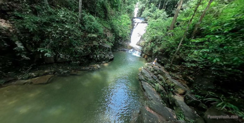 Waterfall Plio Song District VR Thailand