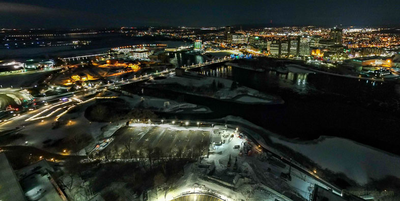 Ice Skate Giant Rink Rideau Canal Gps Ottawa Canada 2