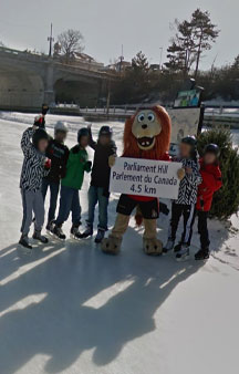 Ice Skate Giant Rink Rideau Canal Gps Ottawa Canada tmb5