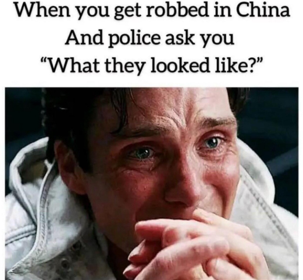 When you get robbed in China