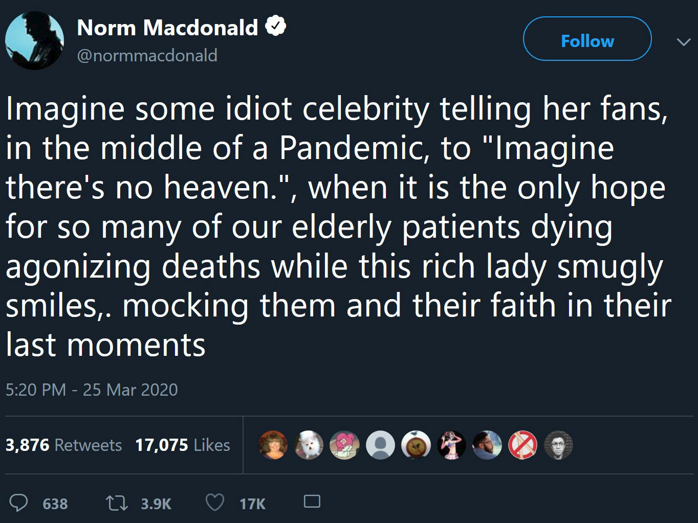 Norm Macdonald March 2020