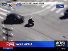 Motorcycle Crash Live Reporter Freaks Out